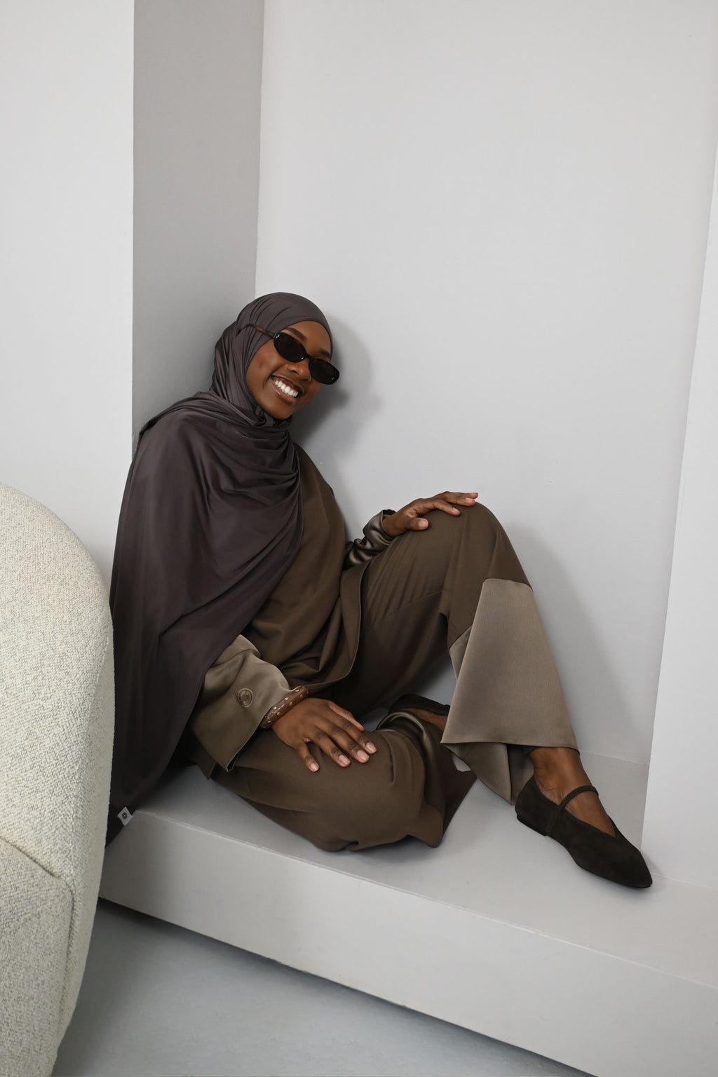 Ensemble Satina - L'élégance simplifiée - Marron