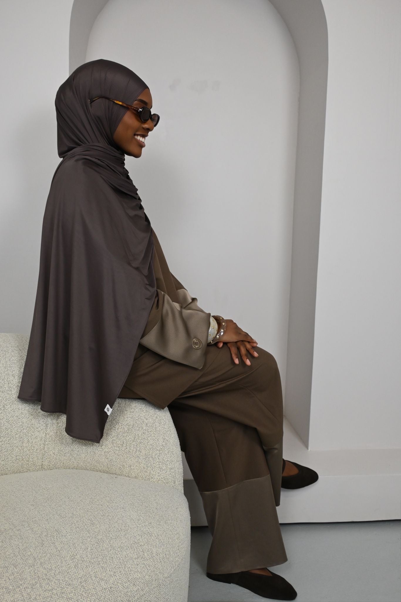 Liquid Jersey Sultana - Brun Cacao