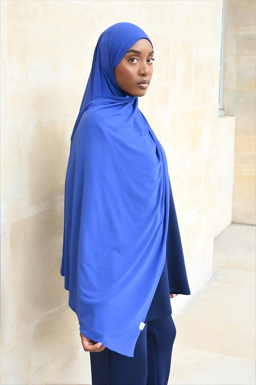 Sublime Jersey, le voile qui épouse vos gestes - BLEU ROI