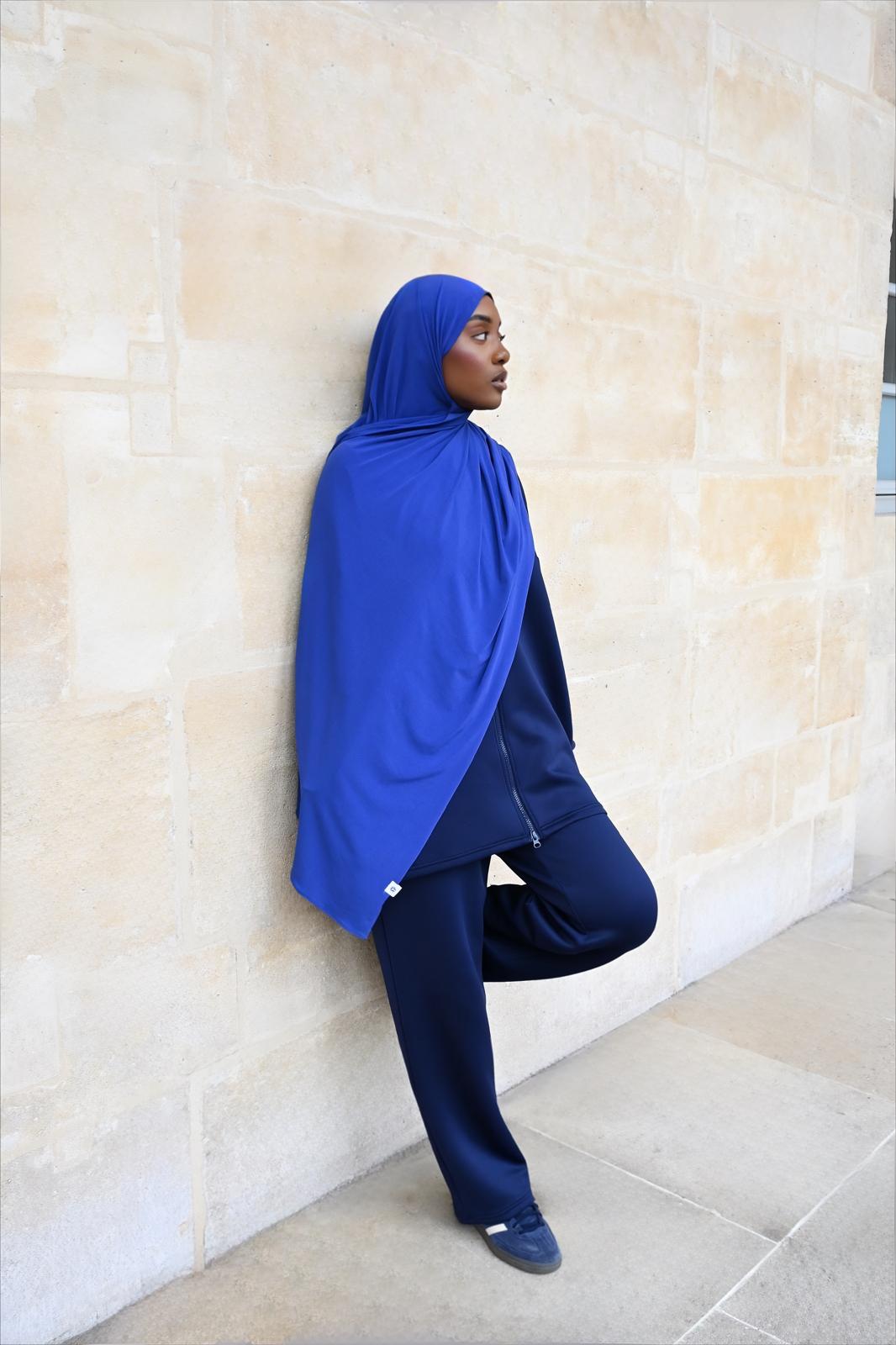 Sublime Jersey, le voile qui épouse vos gestes - BLEU ROI