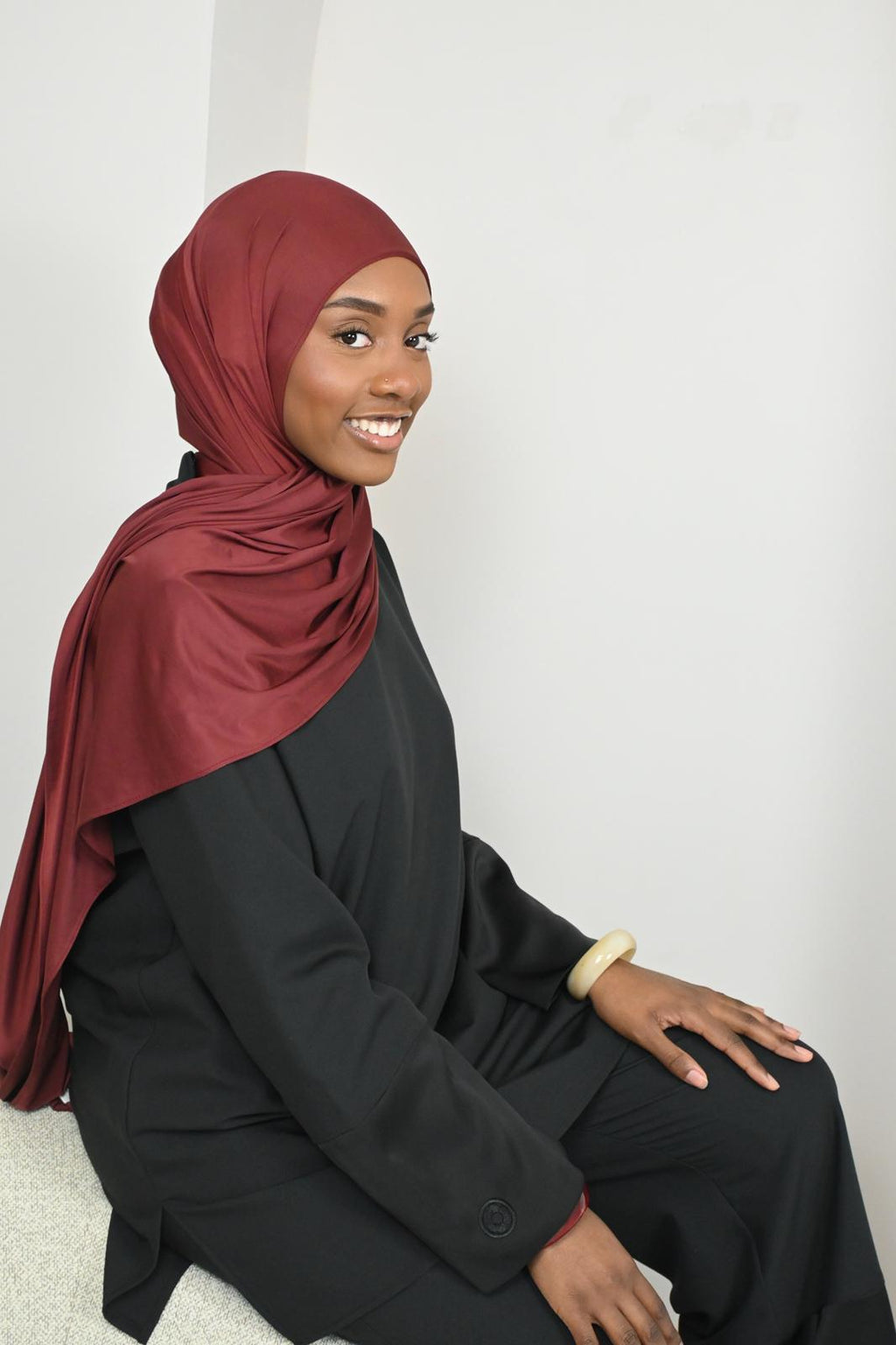 Liquid Jersey Sultana - Bordeaux Profond