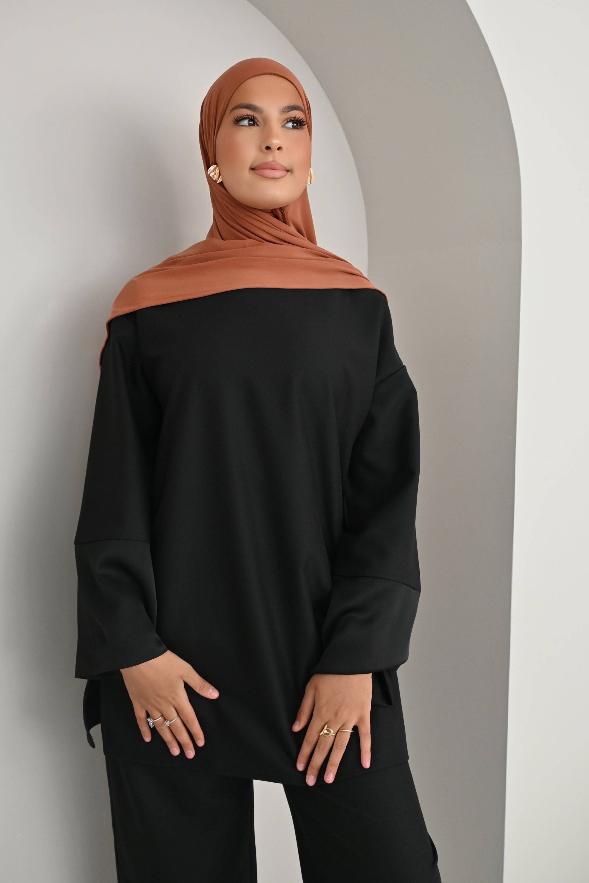 Breathable Jersey Sultana - Terracotta
