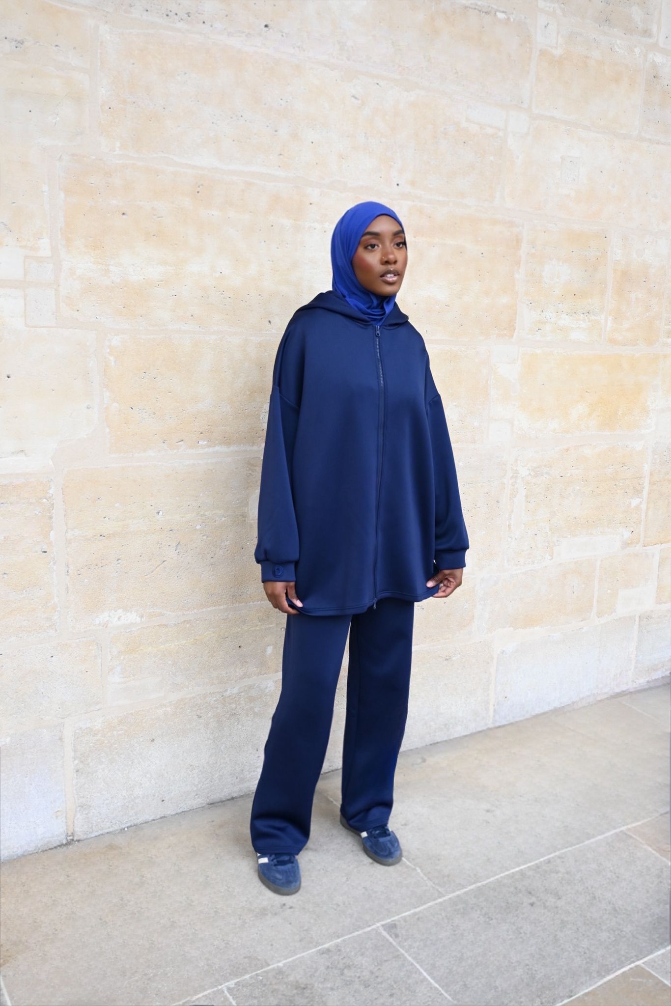 Sahar – Ensemble à l’allure sport-chic - BLEU MARINE