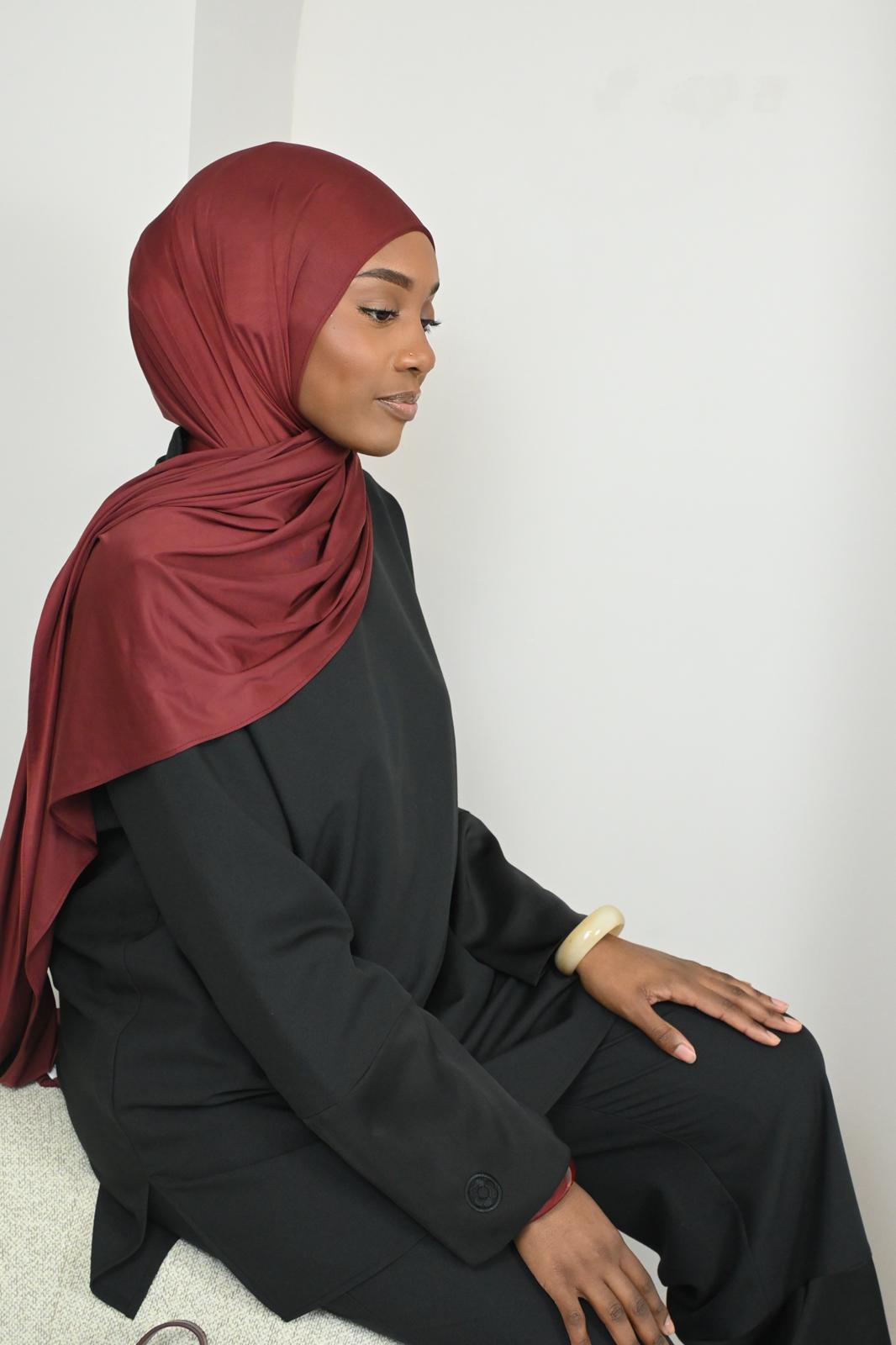 Liquid Jersey Sultana - Bordeaux Profond