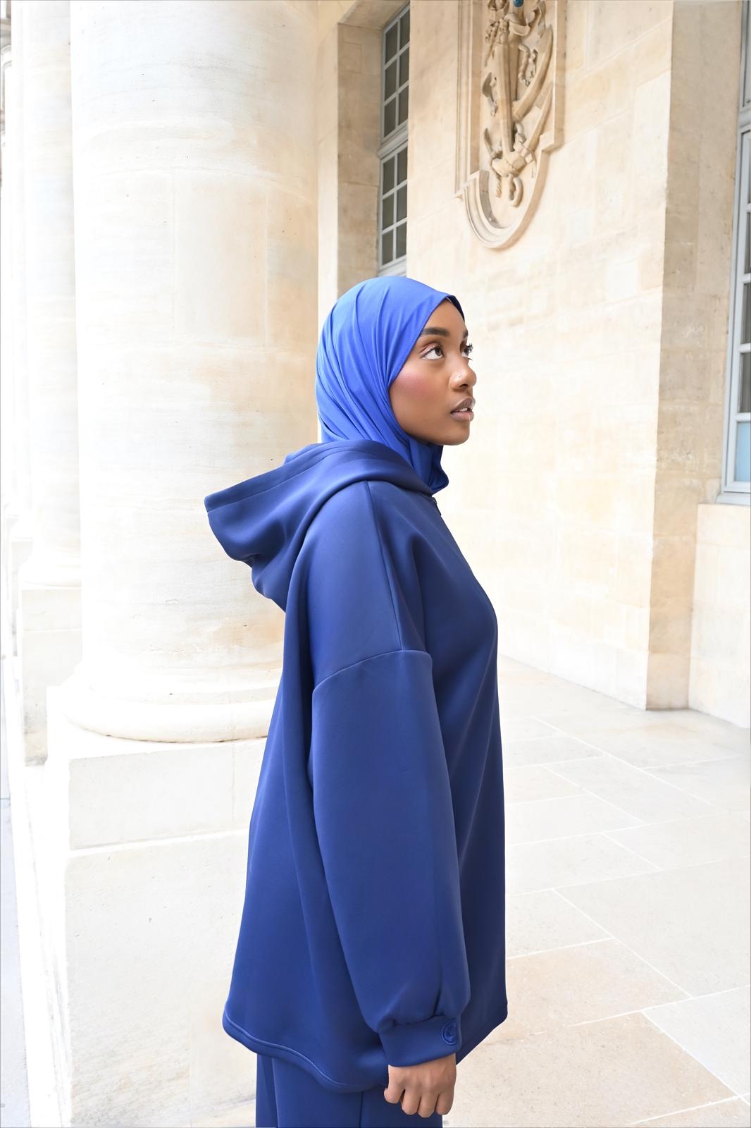 Sublime Jersey, le voile qui épouse vos gestes - BLEU ROI